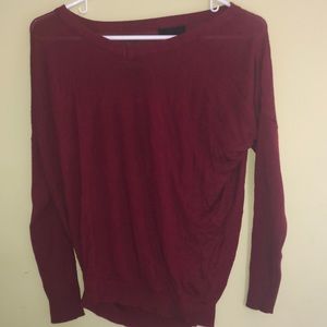 Maroon sweater/long sleeve